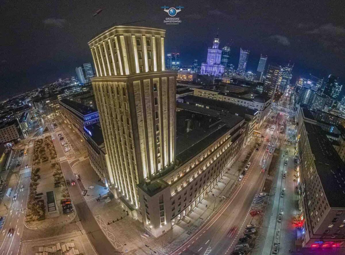 Super Apartment Yellow 2X Metro Fast Wifi 1 Gbs Netflix Panorama Miasta Varşovia Exterior foto