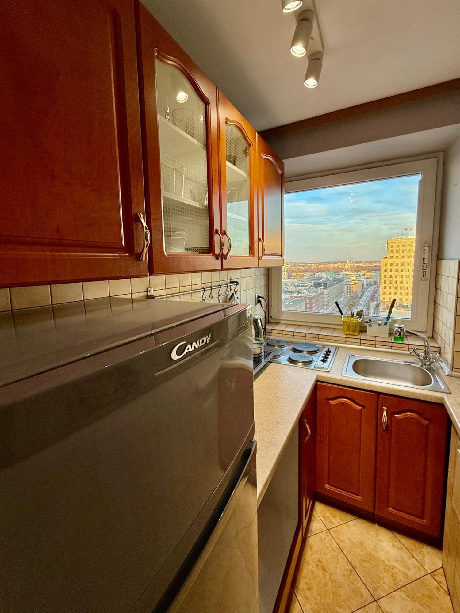 Super Apartment Yellow 2X Metro Fast Wifi 1 Gbs Netflix Panorama Miasta Varşovia Exterior foto